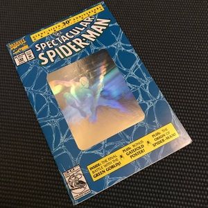 SPECTACULAR SPIDER-MAN #189 SILVER HOLOGRAM